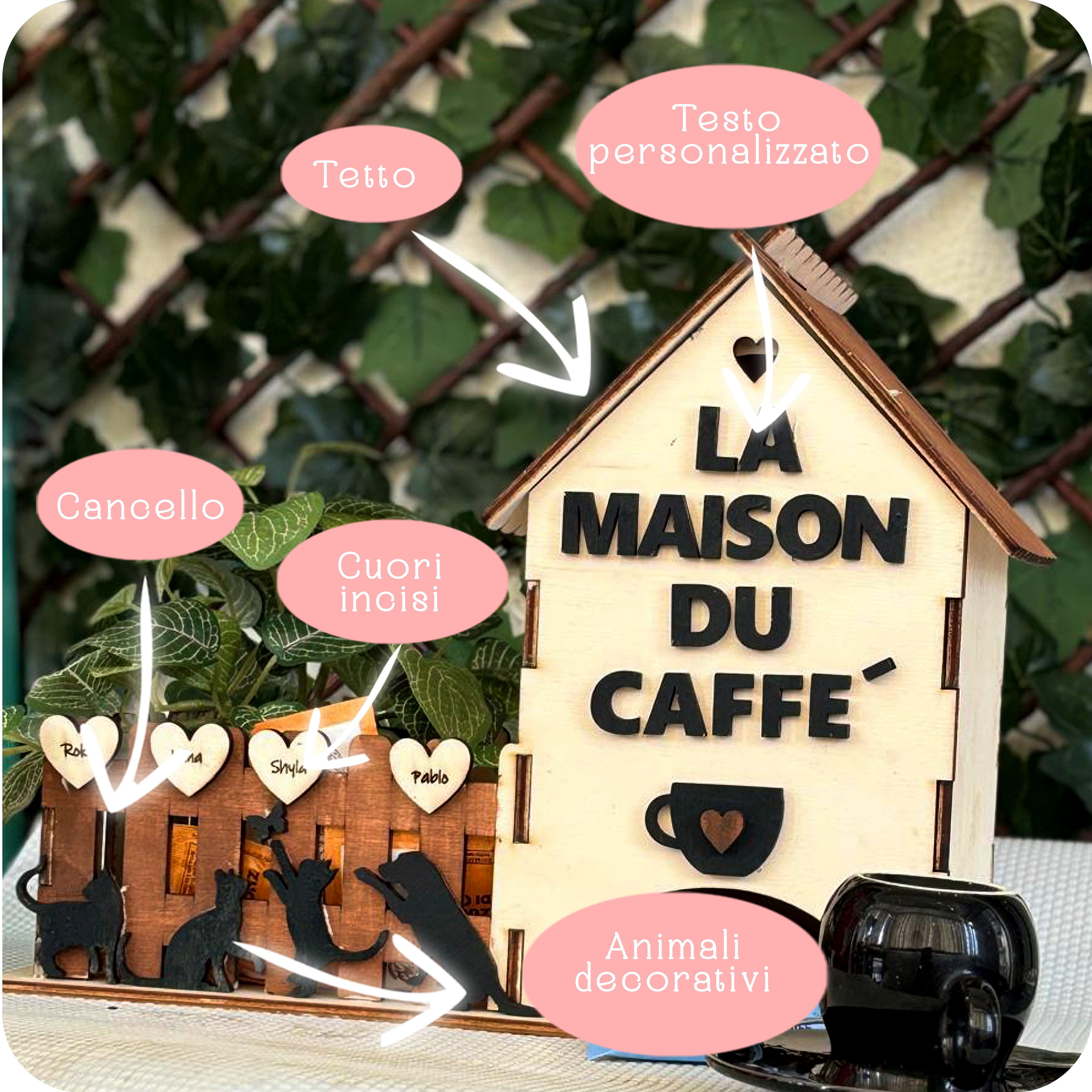 Casetta Porta Cialde e Tisane