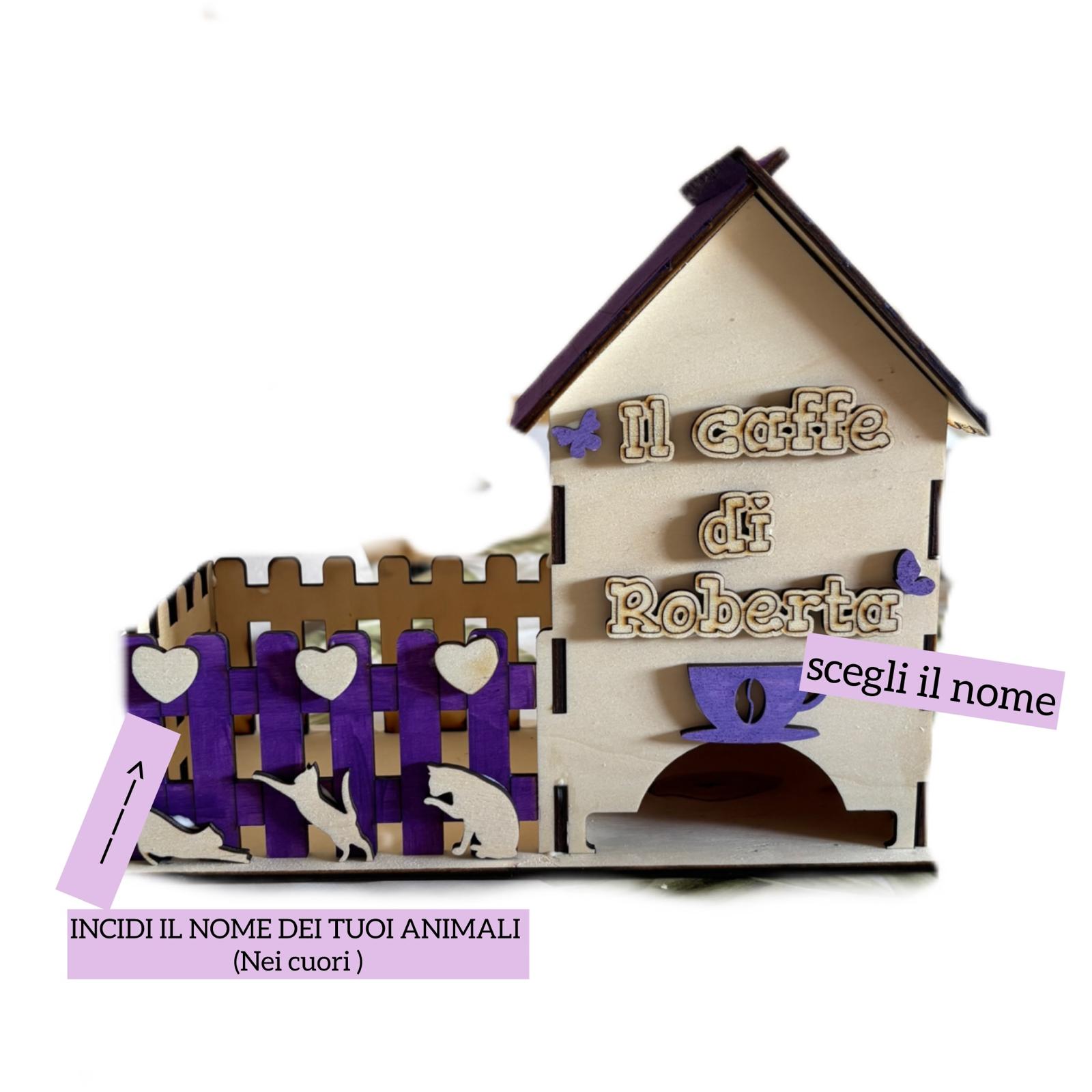 Casetta Porta Cialde e Tisane